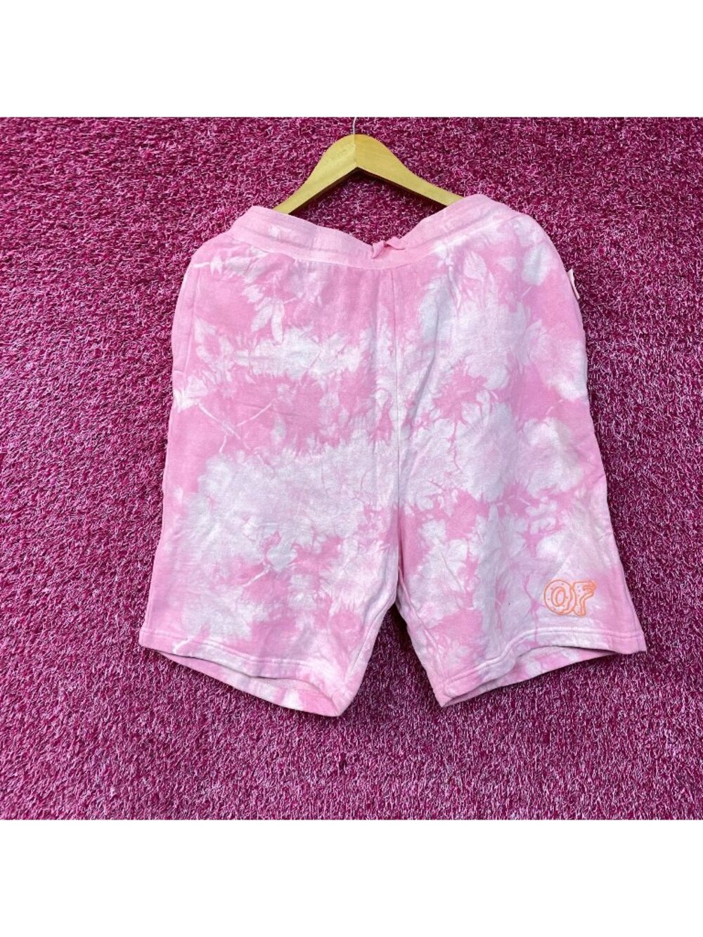 Odd Future Pink Tie-Dye Sweat Shorts XL